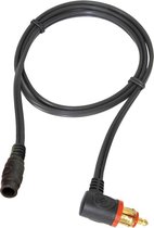 TecMate OptiMate CABLE O-39, De omvormerkabel van DIN ø12mm BIKE-contact naar DC2.5 voor verwarmde kleding – 60cm/24in