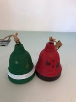 Kerstbellen - Groen & Rood - 2pcs.