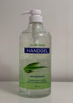 Handgel - Handreiniging Aloe Vera Gel  - Zonder water of zeep - Unieke Aloe Vera Extracten - 1000 ml