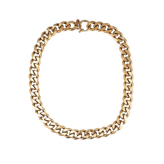 Gouden ketting met naam Nadine