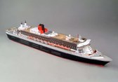 modelbouw, bouwplaat, Queen Mary II, Britse liner, bouwplaat schaal 1/400