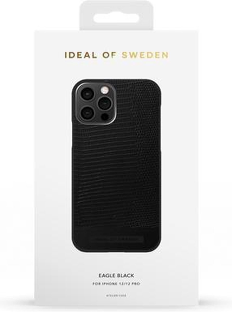 iDeal of Sweden Atelier Case Unity voor iPhone 12/12 Pro Eagle Black