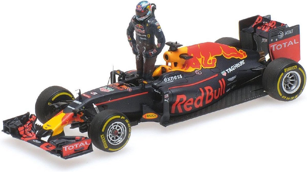 Formule 1 Red Bull Racing TAG Heuer RB12 #3 Austrian GP 2016 /w Figurine - 1:43 - Minichamps