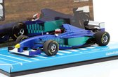 The 1:43 Diecast Modelcar of the Sauber C16 Ferrari of the test in Fiorano 1997. The driver was Michael Schumacher. This scalemodel is limited by 200pcs.The manufacturer is Minichamps.This model is only online available