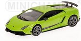 The 1:43 Diecast Modelcar of the Lamborghini Gallardo LP560-4 Superleggera of 2010 in Green. This scalemodel is limited by 1152pcs.The manufacturer is Minichamps.This model is only online available.