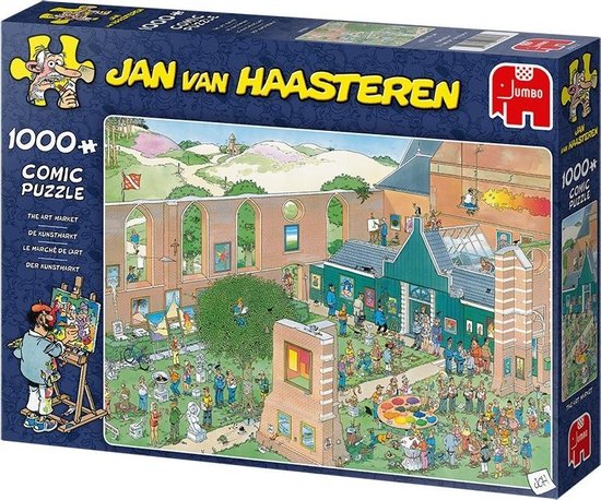 Jan van Haasteren De Kunstmarkt puzzel - 1000 stukjes