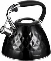Klausberg 7455 - Fluitketel - Diamond - zwart - 2.7 liter