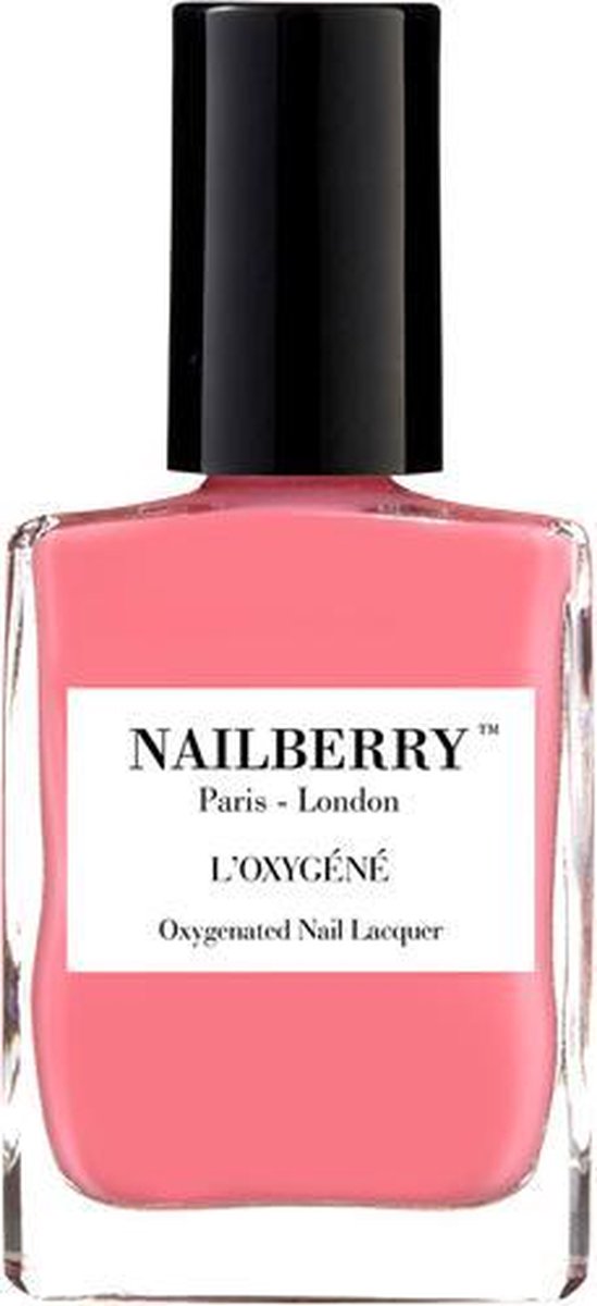 Nailberry Bubble Gum - Felroze Vegan nagellak - LÓxygéné Water en Zuurstofdoorlatend - Zonder Schadelijke Chemicaliën - Halal Gecertificeerd
