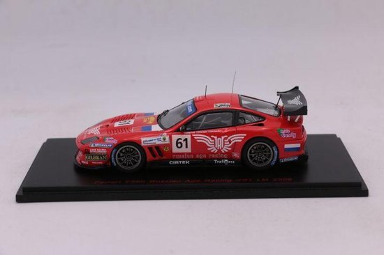 Miniature Francorchamps 1/43 - Ferrari 550 - 24h Spa 2002 - Signée Par F. Jakubowski