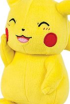 Pikachu Pluche Knuffel 32 cm Knipoog XL | Orignele TOMY plush | Pikachu Smile knipoog | Pikachu plush 32 cm