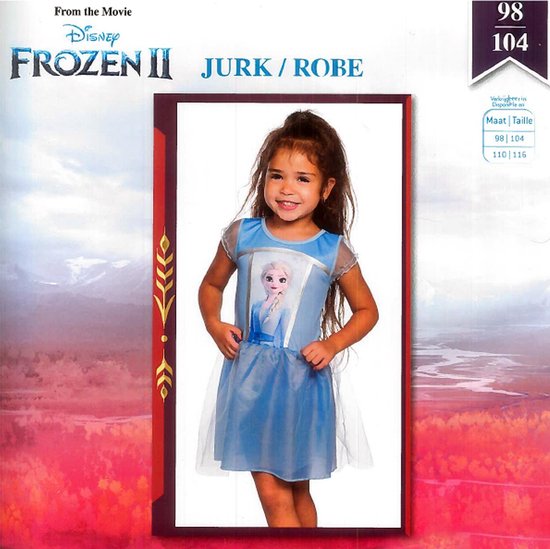 Disney Frozen Elsa Jurk - Maat 98-104 | bol.com
