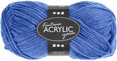 Fantasia acrylgaren, L: 80 m, blauw, 50 gr/ 1 bol