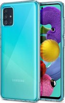 Samsung Galaxy M51 hoesje - Transparante gel case - Volledig doorzichtig - GSM Hoesje - Telefoonhoesje Geschikt Voor Samsung Galaxy M51
