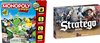 Afbeelding van het spelletje Spellenbundel - Bordspel - 2 Stuks - Monopoly Junior & Stratego