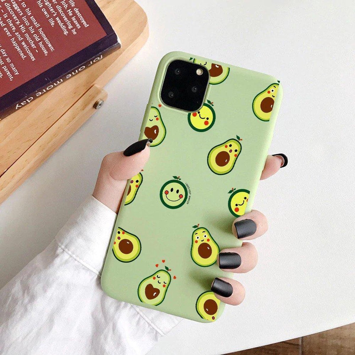iPhone hoesje met avocado print - iPhone X/Xs- super bescherming | bol