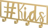 Kinderkapstok #kids | Goud | Metaal