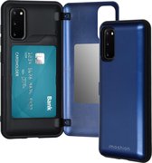 iMoshion Backcover met pashouder Samsung Galaxy S20 hoesje - Donkerblauw