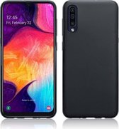 Samsung Galaxy A70 mat zwart siliconen hoesje / achterkant / Back Cover TPU – 1,5 mm ideale dikte van basic hoesjes