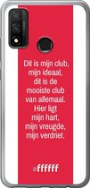 Huawei P Smart (2020) Hoesje Transparant TPU Case - AFC Ajax Dit Is Mijn Club #ffffff