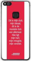 Huawei P10 Lite Hoesje Transparant TPU Case - AFC Ajax Dit Is Mijn Club #ffffff