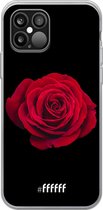 iPhone 12 Pro Max Hoesje Transparant TPU Case - Radiant Rose #ffffff