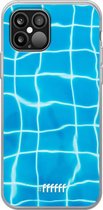 iPhone 12 Pro Max Hoesje Transparant TPU Case - Blue Pool #ffffff