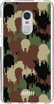 Xiaomi Redmi 5 Hoesje Transparant TPU Case - Graffiti Camouflage #ffffff