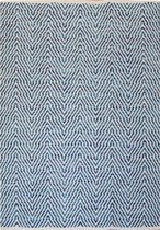 MLK - Katoenen vloerkleed - 120x170cm - Blauw