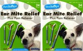 Pet Snapz Ear Mite Relief  Oorreiniging tegen jeuk en pijn - 2-Pack