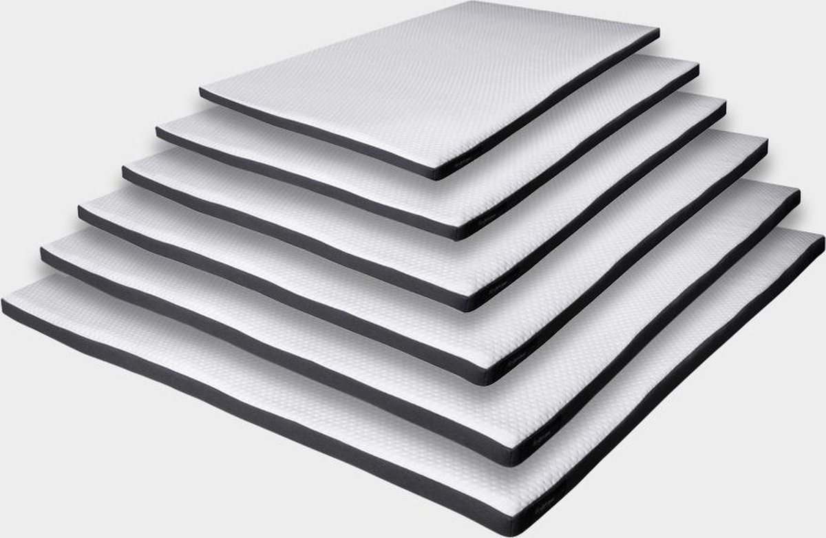 FELMAN® PREMIUM HYBRID Topdekmatras Ergonomisch Organische Biokatoen 7 cm 70x...