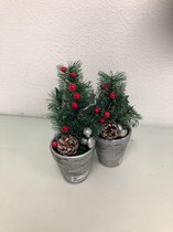 Kerstkunstplantjes - 3 pcs