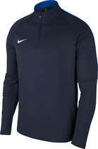 Nike Academy 18 Ziptop - Marine / Royal | Maat: 2XL