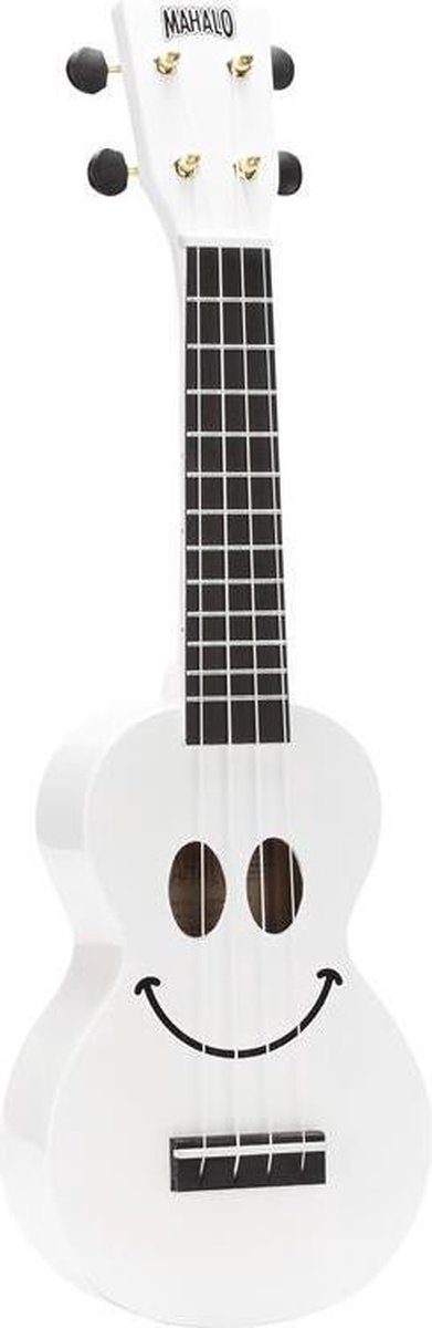 Smiley Series Soprano Ukulele - White