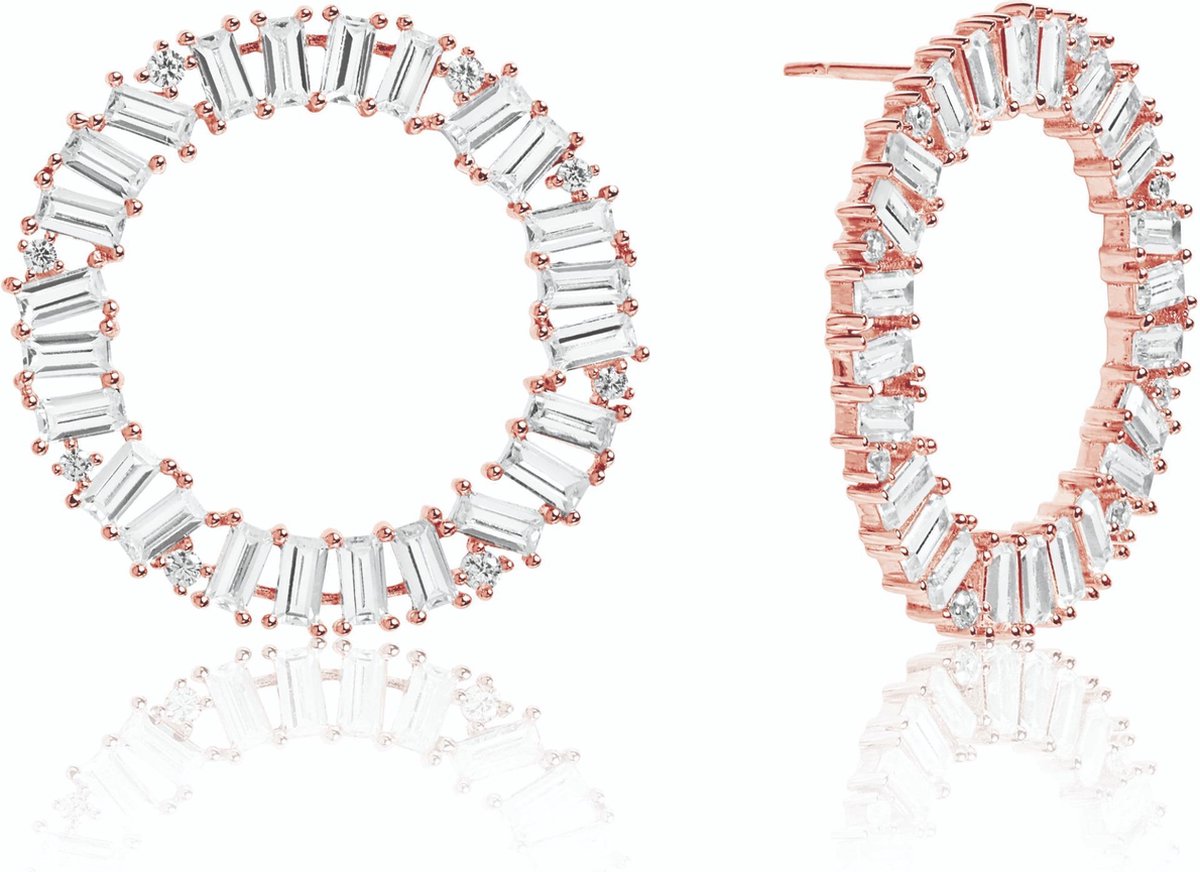 Sif Jakobs ANTELLA CIRCOLO GRANDE EARRINGS SJ-E0325-CZ-RG