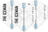 Gerwyn Price - White & Grey Snowflake - Dart Flights