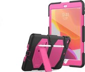 iPad 2020 10.2 inch Bumper Case met ingebouwde kickstand roze