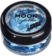 Moon Creations Glitter Makeup Moon Glitter - Holographic Chunky Glitter Blauw