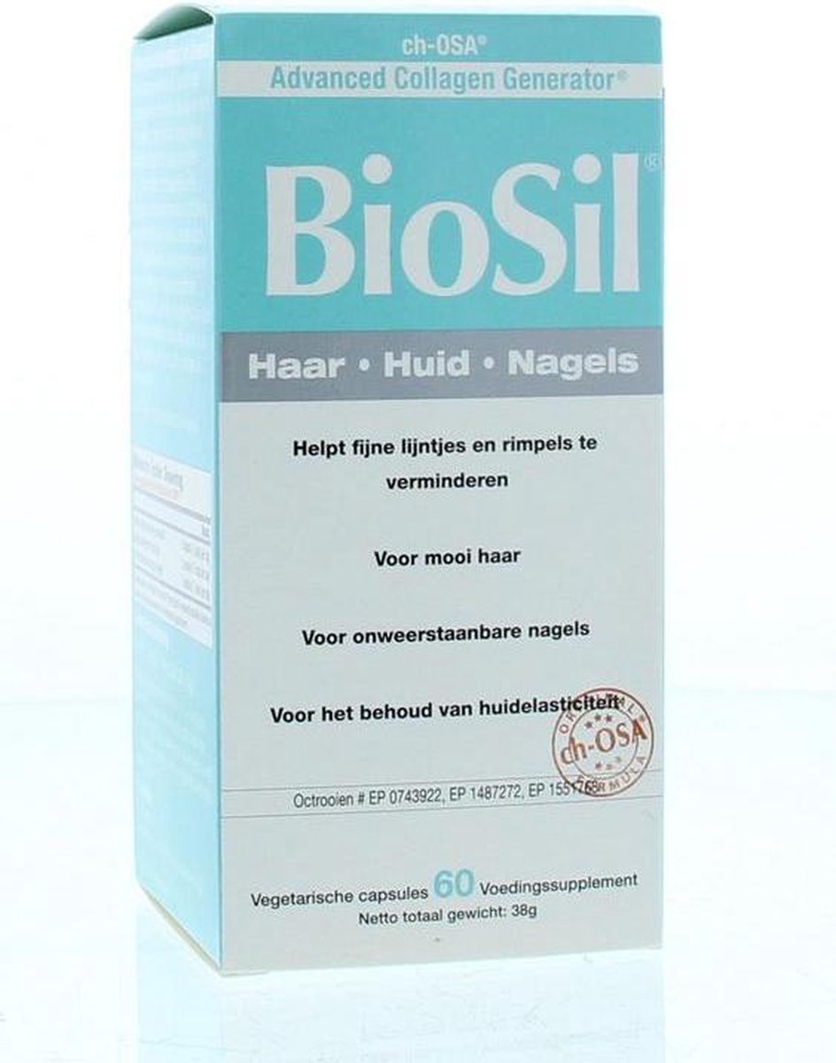 BioSil - Silicium Huid Haar Nagels - 60Ca
