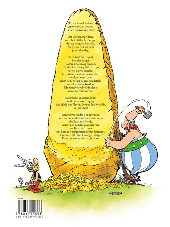Asterix - de gouden menhir (geïllustreerd album met gratis luisterspel)