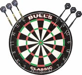 Professioneel dartbord Bulls The Classic incl 2 sets dartpijlen 22 grams - Sportief spelen - Darten/darts - Dartborden voor kinderen en volwassenen.
