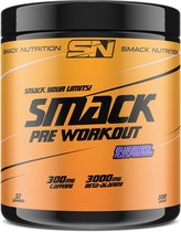 Smack Nutrition - SMACK Pre Workout / Pre-Workout / Preworkout -  Blueberry Raspberry