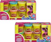 Play-Doh Glitter Klei - 12 Potjes - 2 verpakkingen - Voordeelbundel
