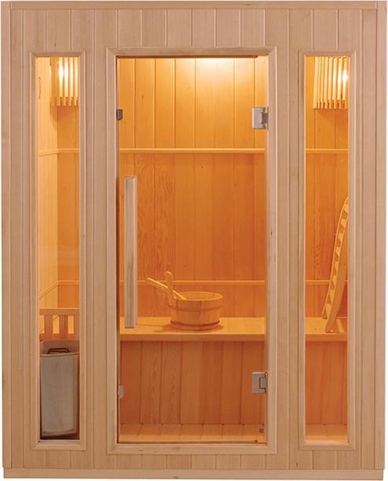 Maison's Sauna – Sauna – Stoom sauna – Finse stoom sauna – 3 persoons – bol.com