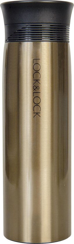 LocknLock Metro 2-weg dubbelwandige geïsoleerde roestvrijstalen beker met lekvrij deksel en handvat, 473 ml, marineblauw