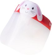 BeautyCosmetics4you Gelaatscherm - voor kinderen - konijn - rood