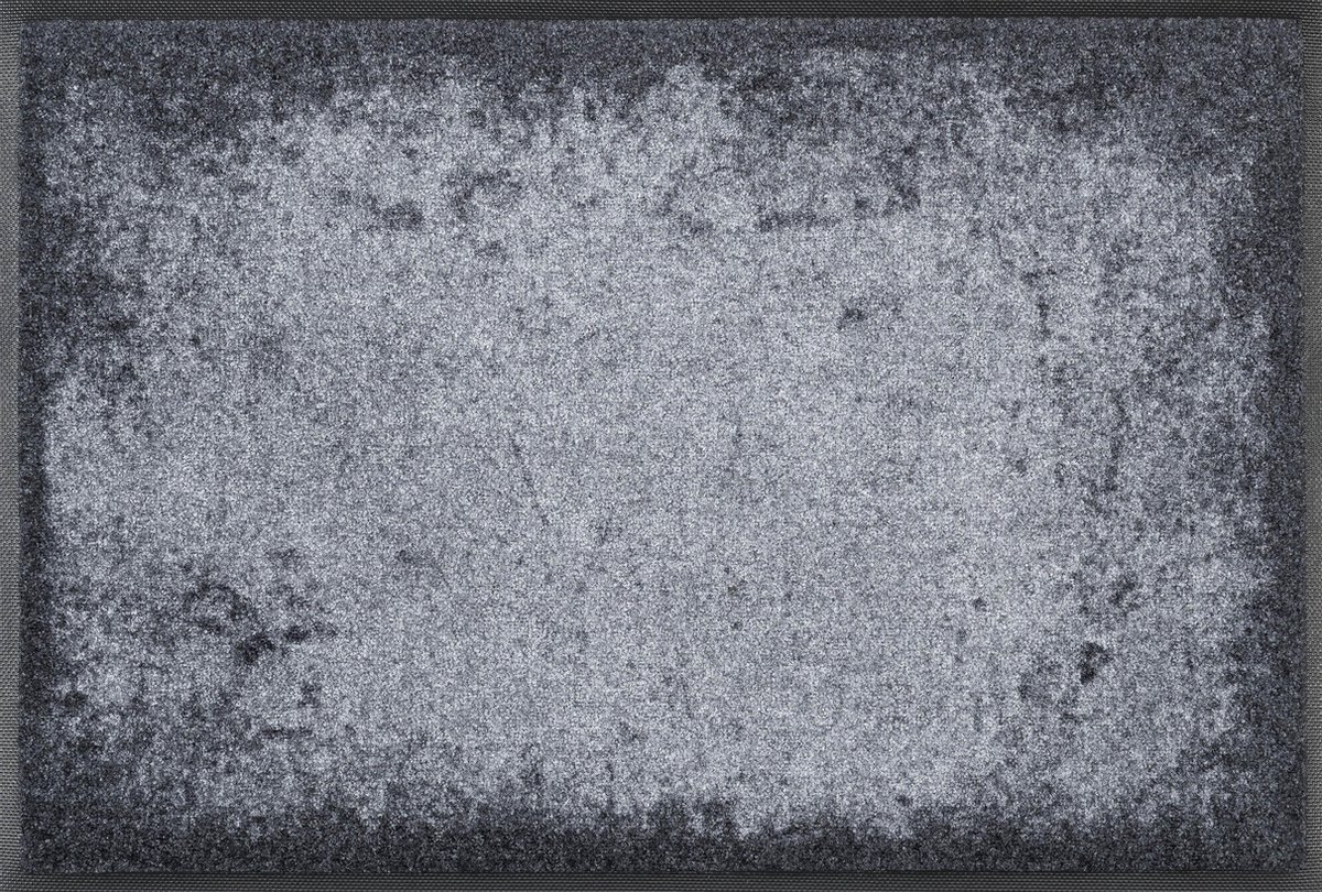 Kleen-Tex Deurmat Wash&Dry Shades of Grey - 50 x 75cm donker grijs