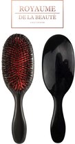 Bristle & Nylon Brush | Haarborstel | Anti Klit | Varkenshaar | Zwijnenhaar | Massage borstel | Boar Bristle Brush | Zwart Small