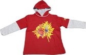 Dragon Ball Z - Longsleeve - Model "Super Saiyan Goku & Blackstar Dragon" - Rood & Grijs - 92/98 cm - 2/3 jaar - 100% katoen