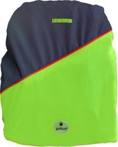 gofluo. Charlie Rugzakhoes - Reflecterend - Waterafstotend - Fluo - Backpack cover - Fluoriserende hoes - Hoes voor 33L Rugzak - Zichtbaarheid in het donker - Veilig de weg op - Ge