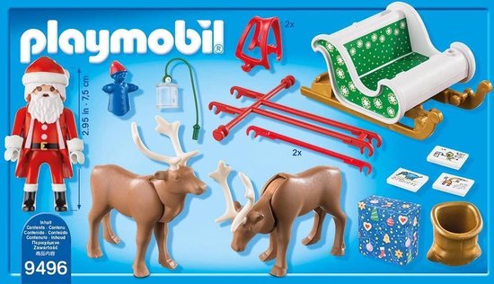 Playmobil rendierslee 9496. Kinderen - verjaardag - cadeau - sinterklaas -  kerst -... | bol.com
